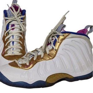 Nike Foamposite Little Posite One White Fuchsia Blast GS Youth 5.5 Women’s 7/7.5